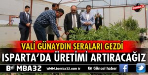 VALİ GÜNAYDIN MAREM’DE İNCELEMELERDE BULUNDU