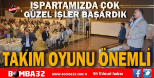 VALİ GÜNAYDIN  MİLLETVEKİLİ  BİLGİÇ  İFTARI  İL ÖZEL İDARE ÇALIŞANLARIYLA AÇTI