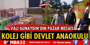 VALİ GÜNAYDIN OKULLARIN AÇILMASI ÖNCESİNDE DENETLEME YAPTI