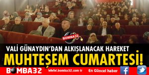 VALİ GÜNAYDIN ŞEHİT YAKINLARI İLE SİNEMAYA GİTTİ