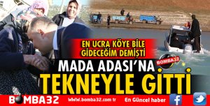 VALİ GÜNAYDIN TÜRKİYE’NİN YERLEŞİM OLAN TEK GÖL ADASI MADA’YI ZİYARET ETTİ
