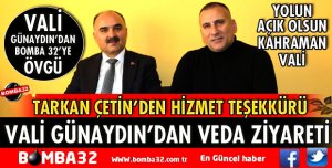 VALİ GÜNAYDIN'DAN BOMBA 32'YE ZİYARET