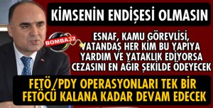 VALİ GÜNAYDIN'DAN FETÖ/PDY AÇIKLAMASI