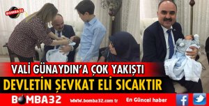 VALİ GÜNAYDIN'DAN ŞEHİT AİLESİNİN EVİNE ZİYARET