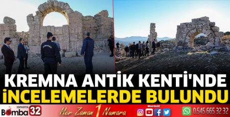 Vali Öksüz Kremna Antik Kenti'nde