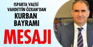 VALİ ÖZKAN'DAN BAYRAM MESAJI