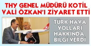 VALİ ÖZKAN'I ZİYARET ETTİ