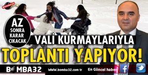 VALİ ŞEHMUS GÜNAYDIN BAŞKANLIĞINDA TOPLANTI BAŞLADI