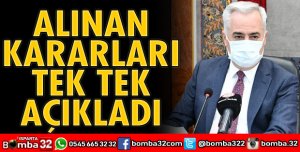 Vali Seymenoğlu genelgeyi tek tek açıkladı