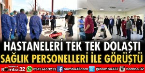 VALİ SEYMENOĞLU KORONAVİRÜS ÖNLEMLERİNİ YERİNDE İNCELEDİ