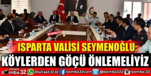 VALİ SEYMENOĞLU SENİRKENT İLÇESİNİ GEZDİ