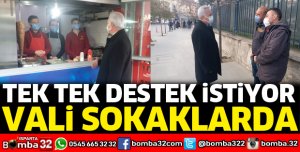 Vali Seymenoğlu sokaklarda
