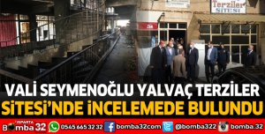 Vali Seymenoğlu Yalvaç Terziler Sitesi’nde İncelemelerde Bulundu