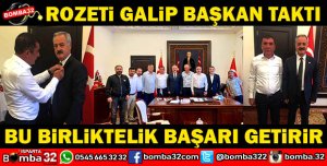 VALİ SEYMENOĞLUNA ROZET TAKTILAR