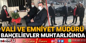 Vali Seymenoğlu'ndan Bahçelievler Muhtarlığına ziyaret