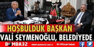 VALİ SEYMENOĞLU'NDAN BAŞKAN GÜNAYDIN'A ZİYARET