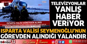 Vali Seymenoğlu'nun görevden alındığı haberleri yalandır