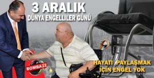 VALİ VAHDETTİN ÖZKAN’IN 3 ARALIK ENGELLİLER GÜNÜ MESAJI 