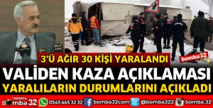 VALİDEN KAZA AÇIKLAMASI