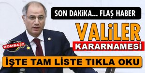 Valiler kararnamesi yayımlandı