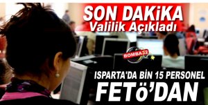 VALİLİK AÇIKLADI ISPARTA'DA....