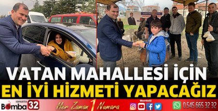 Vatan için en iyi hizmeti yapacağız