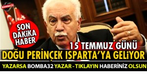 VATAN PARTİSİ GENEL BAŞKANI ISPARTA'YA GELİYOR