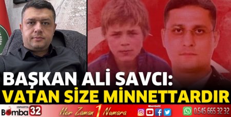 Vatan size minnettardır