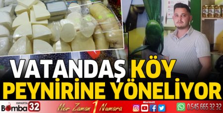 Vatandaş köy peynirine yöneliyor
