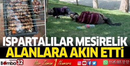 Vatandaş mesirelik alanlara akın etti 