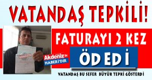 VATANDAŞ TEPKİLİ!