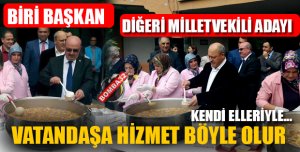 VATANDAŞA HİZMET BÖYLE OLUR !