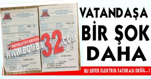 Vatandaşa Su faturası şoku!