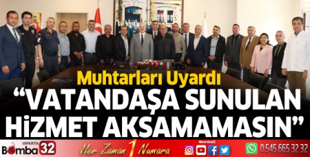 Vatandaşı sunulan hizmet aksamamasın