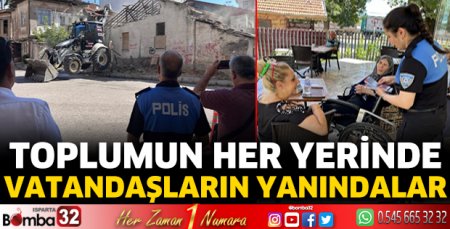 Vatandaşı tek tek bilgilendiriyorlar