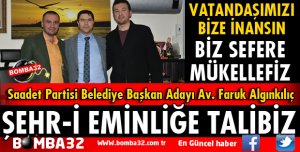 VATANDAŞIMIZI BİZE İNANSIN