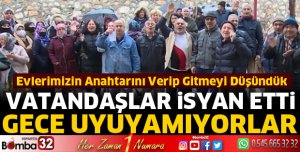 Vatandaşlar isyanda