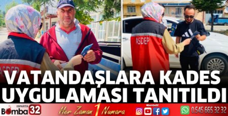 Vatandaşlara KADES uygulaması tanıtıldı