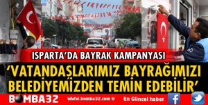 VATANDAŞLARIMIZ BAYRAĞIMIZI BELEDİYEMİZDEN TEMİN EDEBİLİR