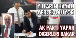 VE  O YOL ASFALTLANIYOR