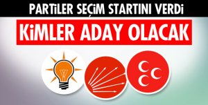 VE SEÇİM BAŞLIYOR!