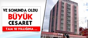 VE SONUNDA OLDU !