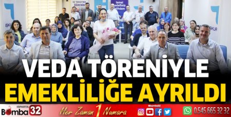 Veda töreniyle emekliliğe ayrıldı