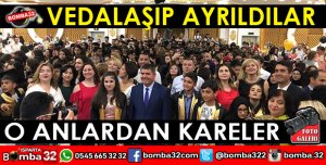 VEDALAŞIP AYRILDILAR