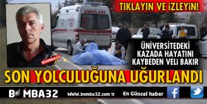 VELİ BAKIR SON YOLCULUĞUNA UĞURLANDI