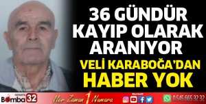 Veli Karaboğa kayıp olarak aranıyor 