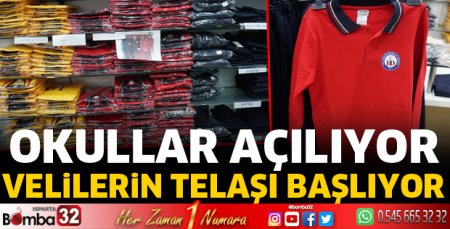 Velilerin okul telaşı başlıyor