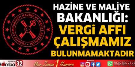 Vergi affı çalışmamız bulunmamaktadır