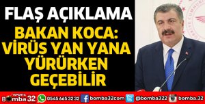 VİRÜS YAN YANA YÜRÜRKEN GEÇEBİLİR