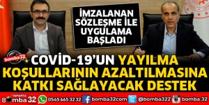 VİRÜSÜN YAYILMA KOŞULLARININ AZALTILMASINA KATKI SAĞLAYACAK DESTEK
